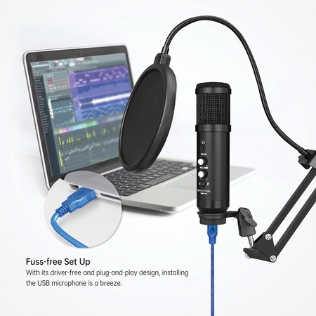 Blackmore Pro Audio BMP-25 USB Condenser Microphone Kit BMP-25